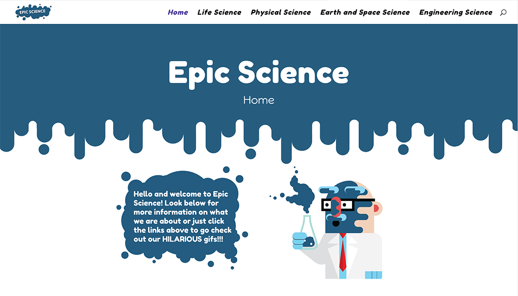 Epic Science Website Image